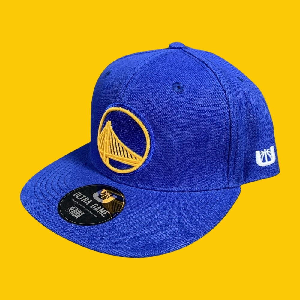 Ultra Game Golden State Warriors Snapback Hat Mens OSFM Blue NBA Basketball Cap